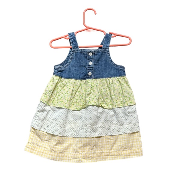 Carters girls dress 18 months multi pattern floral design cute design - Picture 5 of 7